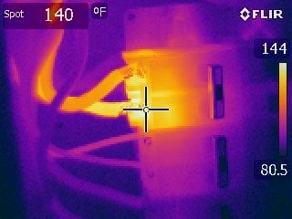 Thermal Imaging-Loose main breaker connection