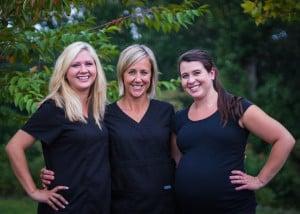 Jessica Camden, Tonia Leonard, Brandy Shifflet
The Dental Hygiene Team