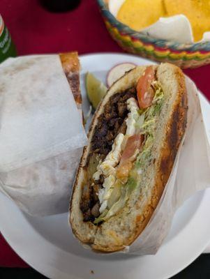 Packed Torta with Marinated Pork