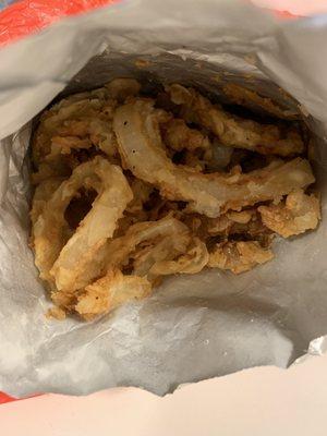 Side of onion rings