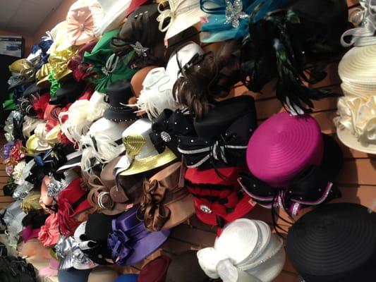 Wall of cute hats!