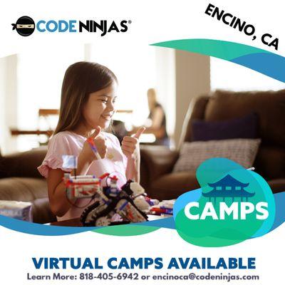 Virtual summer camps are selling fast! Call or email us, or visit our website to request more information!