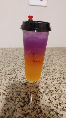 Passionfruit galaxy tea. So good! You can taste all the flavors.