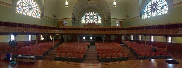 Stage view.