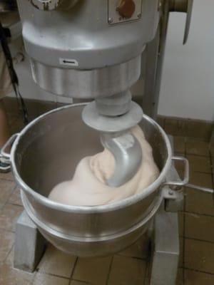 Dough mixed fresh EVERY DAY