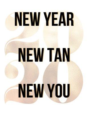 The glow up for 2020 is real!  Look and feel your best for the New Year with a golden tan from Carolina Tanning!