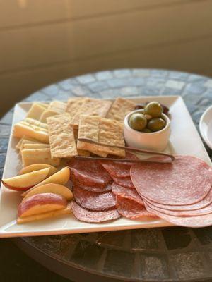 Meat and cheese platter