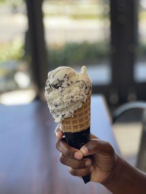 Cookies and cream/ waffle cone