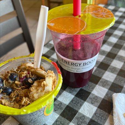 Energy boost and Chia Pudding