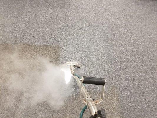 Commercial steam cleaning