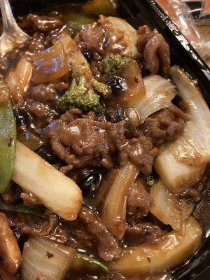 Beef and black bean sauce