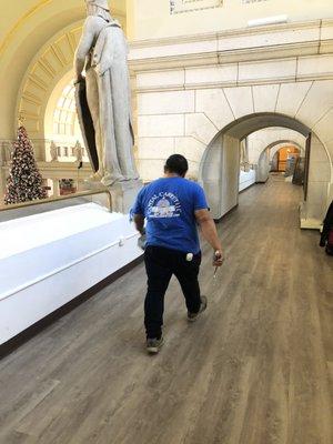 New lvp Floor Install at Uno's  union station Washington DC