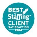 Best of Staffing Agency Award 2014