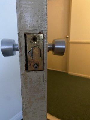 The lock fell apart in two days after they charged $160 to change the keys and lock