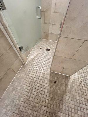 Woman shower room