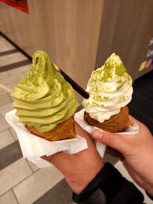 Matcha & seasonal White Peach