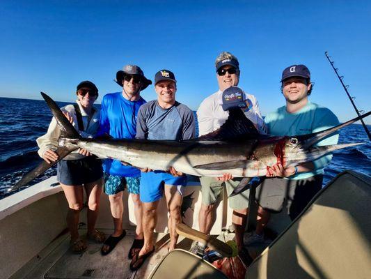 Catch of the day on our fishing excursion booked by Kendra