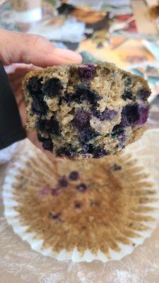 Vegan blueberry muffin