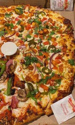 Butter Chicken Pizza