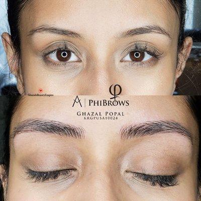 Microblading was done by me on this beauty.