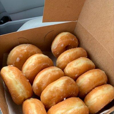 Treat yourself to a heavenly light and delicious glazed donut at Donut City!  You won't regret it!