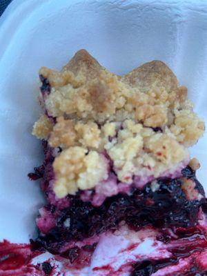 Marionberry Pie...outstanding!...do miss this little road side pie place. The owner makes them all from scratch and are delicious!