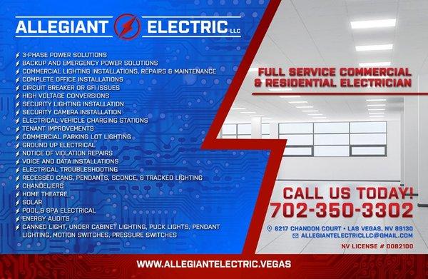 Depend On US For All Your Electrifying Experiences!