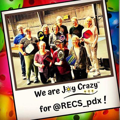 Went on a "Joy Crazy Field Trip" with my students to the RECS pickleball facility in Clackamas and everyone had a great time.