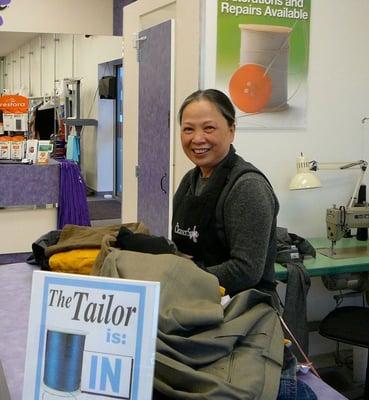 Our tailor has over 25 years experience. Come see Lien M-F 2-7 pm or Saturday's 10-3 pm.