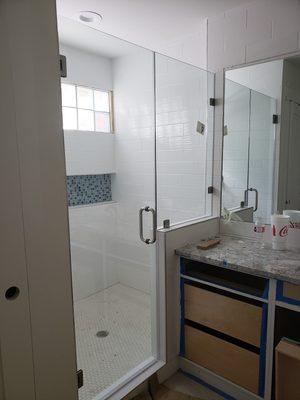 Beautiful frameless showers