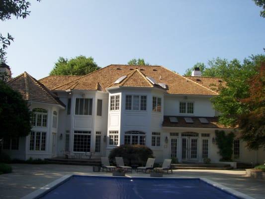 Cedar Shake Roof in Bethesda Maryland