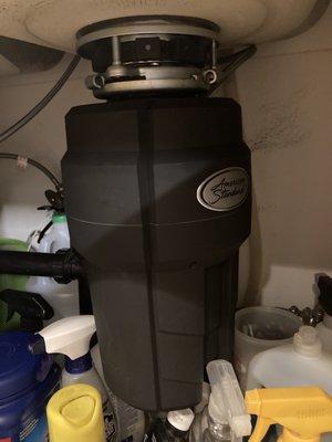 New garbage disposal!