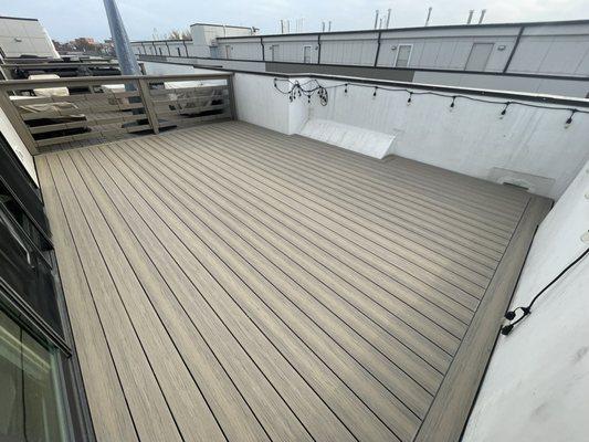 Rooftop deck