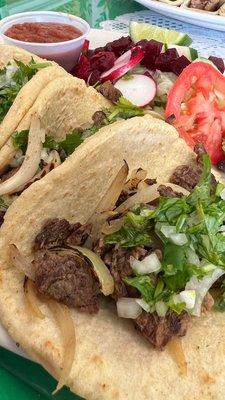 Steak tacos