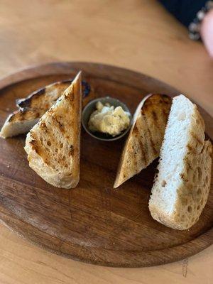 Grilled Sourdough with House-Made Herb Butter