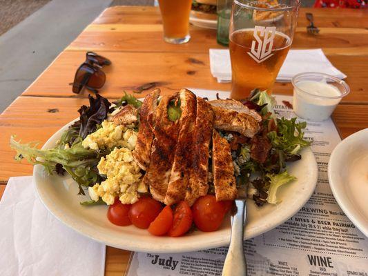 A very good Cobb salad.