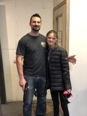 Range Master Joe, after teaching my girl the safety basics!