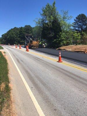 GDOT work in Newton County.