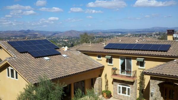 7.848kW of SunPower panels in Poway, CA.