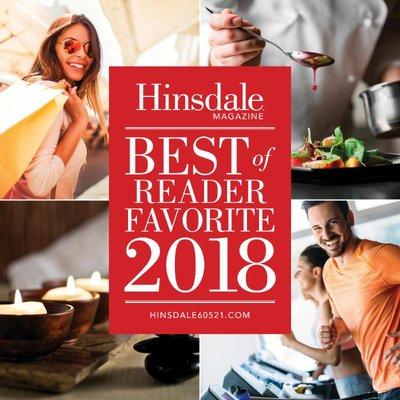 Voted Best of Hinsdale again!