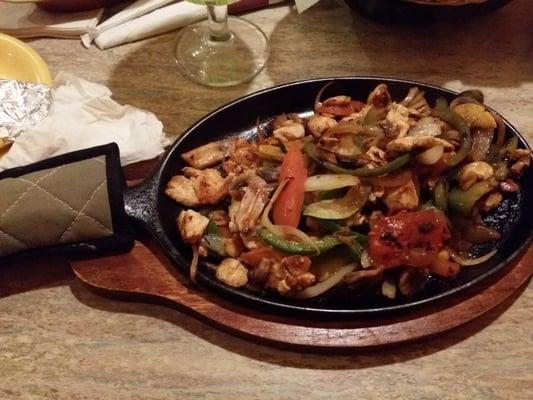 Chicken fajitas