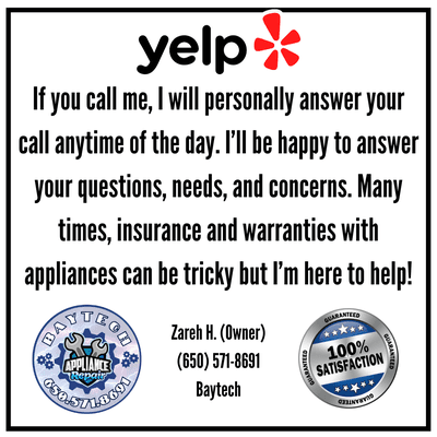 Same day service & 10% discounts for new customers / seniors! Please fill out our service request form so we can have the right parts ready!