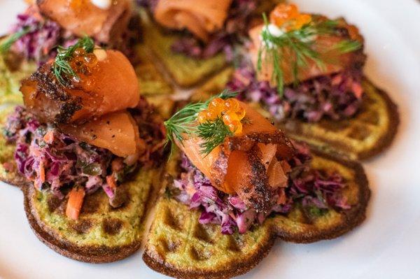 Isa's Lox & Waffles Brunch