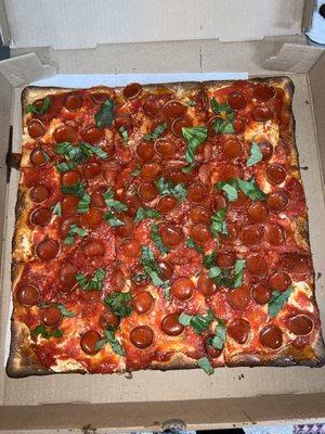 Grandma with Pepperoni