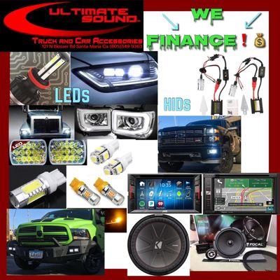 LEDS & HIDS/ KICKER COMPR / FOCAL SPEAKERS & MUCH MORE