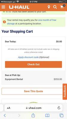 No Uhauls available near me now. The charge for the complicated bs will be an extra $400 once mileage is factored. Budget is a nightmare.