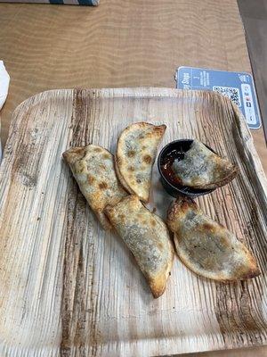 Moldy plate? Of beef empanadas