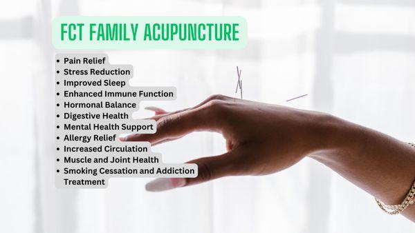 Discover the benefits of FCT Family Acupuncture in Mt. Kisco, where your healing and pain relief take center stage. Our adept team is commit