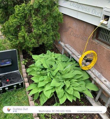 Process of Air Duct Cleaning by Dustless Duct of DC