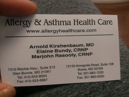 Allergy Health Care